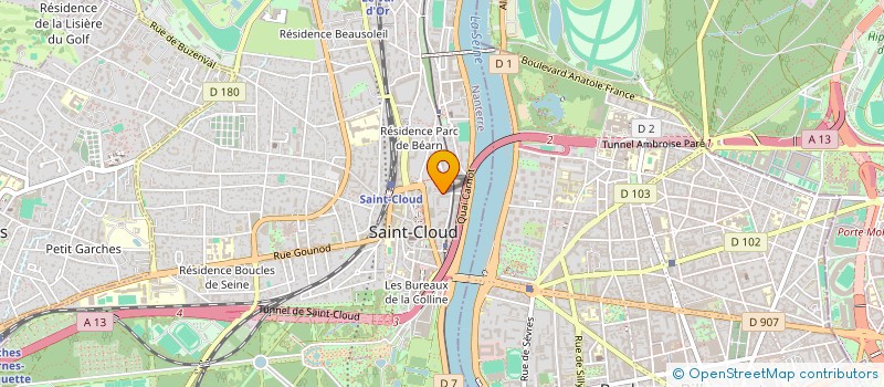 localisation de l'entreprise MADAME LAURENCE NAJM à SAINT-CLOUD