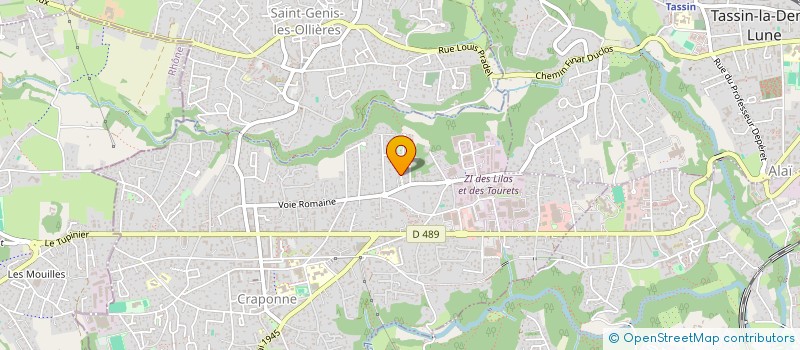 localisation de l'entreprise MADAME LAURENCE NALPAS  CRAPONNE