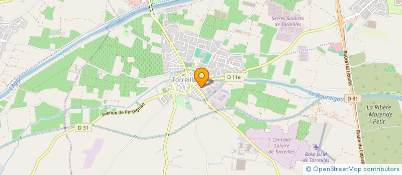 localisation de l'entreprise MADAME LAURENCE NARBONNET  TORREILLES