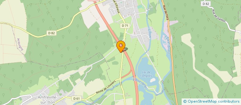 localisation de l'entreprise MADAME LAURENCE NATIER à ACQUIGNY