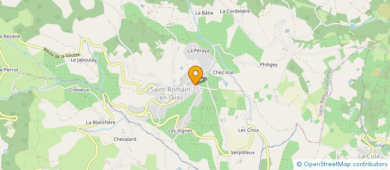 localisation de l'entreprise MADAME LAURENCE NEGRO  SAINT-ROMAIN-EN-JAREZ