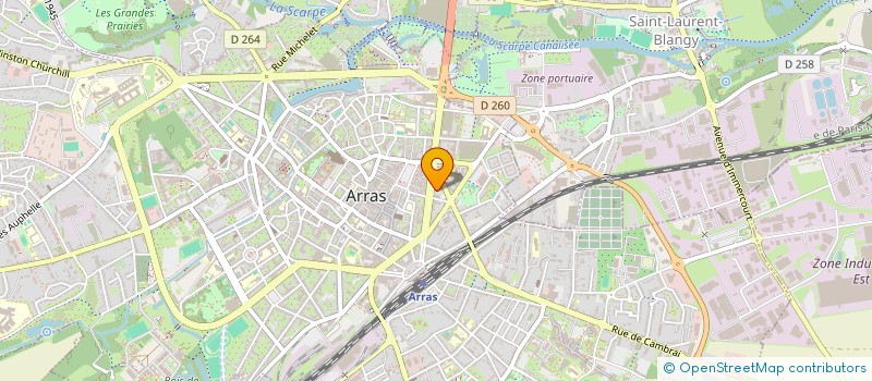localisation de l'entreprise MADAME LAURENCE NICOLE RYCKEMBUSCH à ARRAS