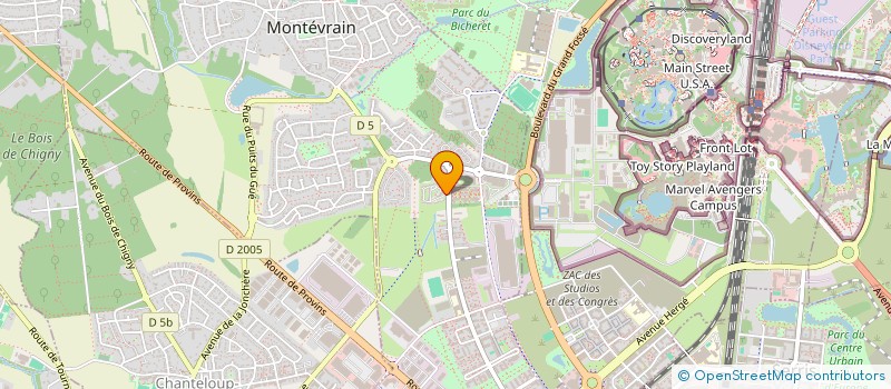 localisation de l'entreprise MADAME LAURENCE NIEVOLLET  MONTEVRAIN