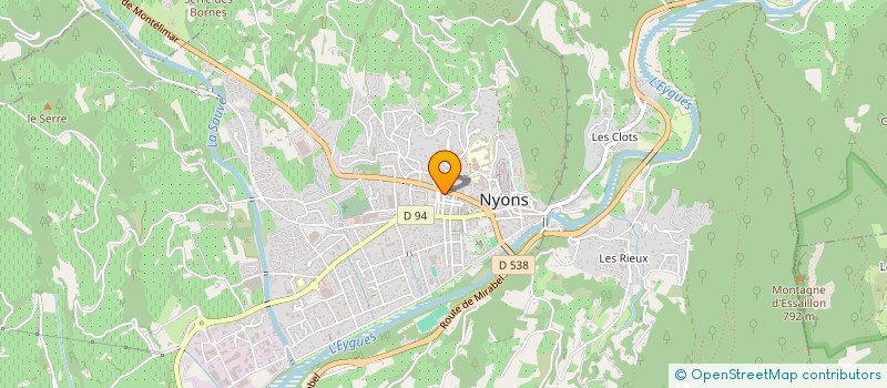 localisation de l'entreprise MADAME LAURENCE NIORT  NYONS