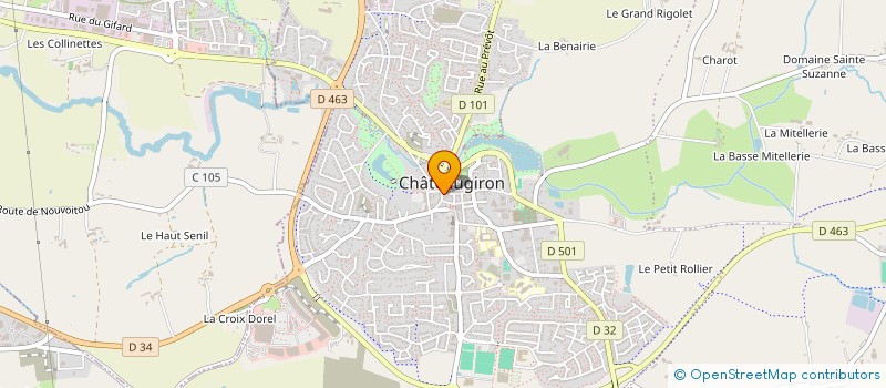 localisation de l'entreprise MADAME LAURENCE NOVE-JOSSERAND à CHATEAUGIRON