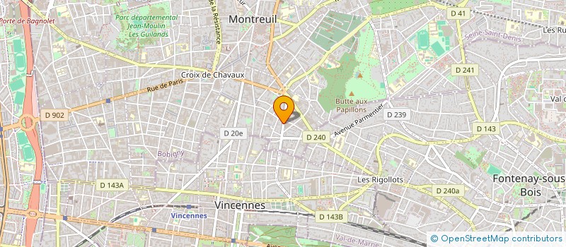 localisation de l'entreprise MADAME LAURENCE OHAYON  MONTREUIL