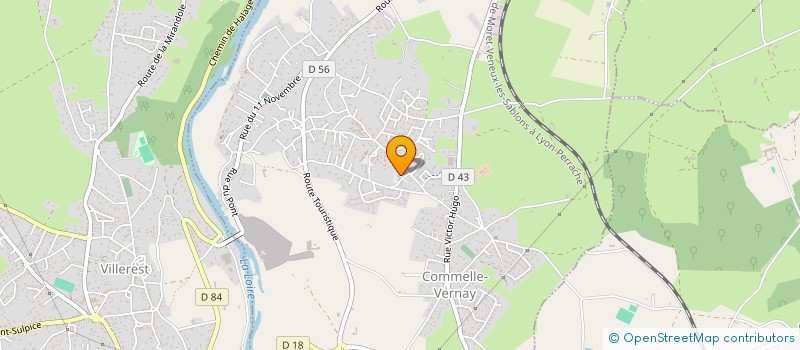 localisation de l'entreprise MADAME LAURENCE OJARDIAS  COMMELLE-VERNAY