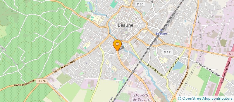 localisation de l'entreprise MADAME LAURENCE OLLIER à BEAUNE
