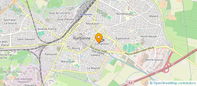 localisation de l'entreprise MADAME LAURENCE ORRIT  NARBONNE