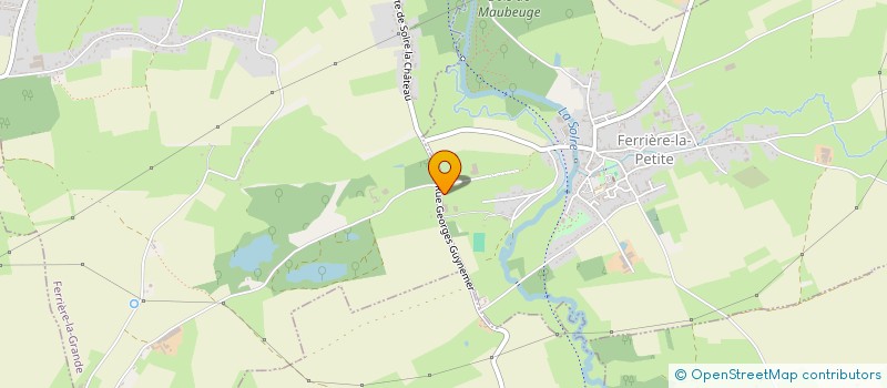 localisation de l'entreprise MADAME LAURENCE OUVRIE  FERRIERE-LA-PETITE