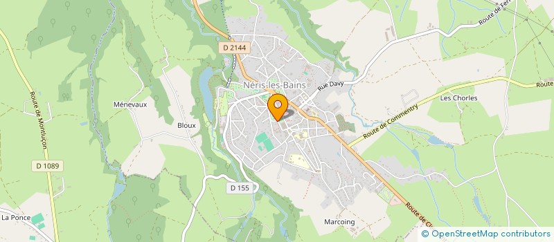 localisation de l'entreprise MADAME LAURENCE PACTAT  NERIS-LES-BAINS