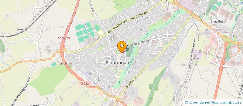 localisation de l'entreprise MADAME LAURENCE PADEL  PLOUFRAGAN