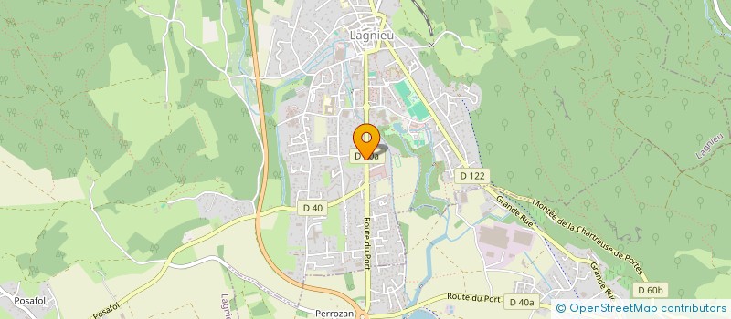 localisation de l'entreprise MADAME LAURENCE PAPIN  LAGNIEU