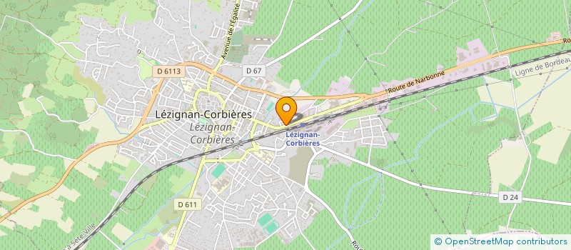 localisation de l'entreprise MADAME LAURENCE PASSEDAT  LEZIGNAN-CORBIERES