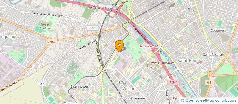 localisation de l'entreprise MADAME LAURENCE PATERNOTTE  REIMS