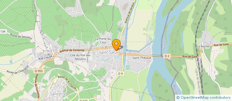 localisation de l'entreprise MADAME LAURENCE PAUL  SAINT-SATUR