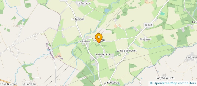 localisation de l'entreprise MADAME LAURENCE PAULIN  BLAIN