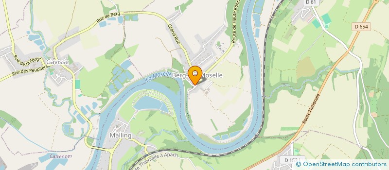 localisation de l'entreprise MADAME LAURENCE PAULUS  BERG-SUR-MOSELLE