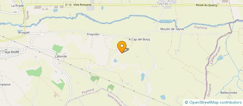 localisation de l'entreprise MADAME LAURENCE PECHABADEN  PUYMIROL