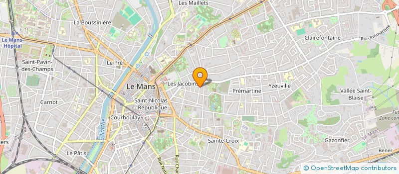 localisation de l'entreprise MADAME LAURENCE PECHADRE à LE MANS