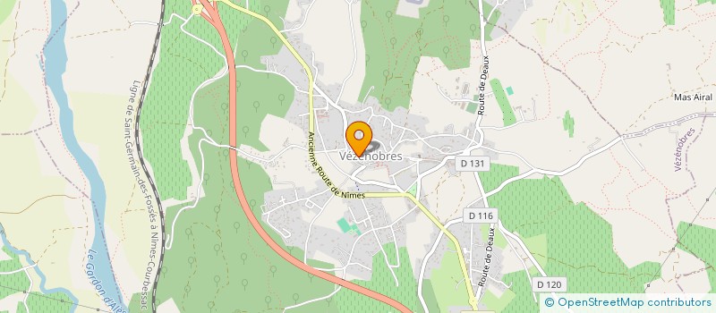 localisation de l'entreprise MADAME LAURENCE PECQUET à VEZENOBRES