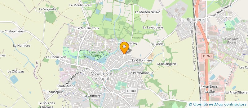 localisation de l'entreprise MADAME LAURENCE PEJOINE à MOUILLERON-LE-CAPTIF