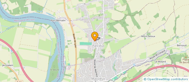 localisation de l'entreprise MADAME LAURENCE PENCHENAT  PARCIEUX