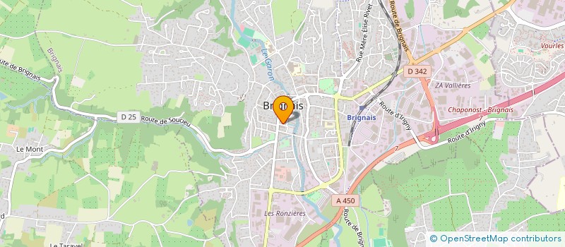 localisation de l'entreprise MADAME LAURENCE PENEL  BRIGNAIS