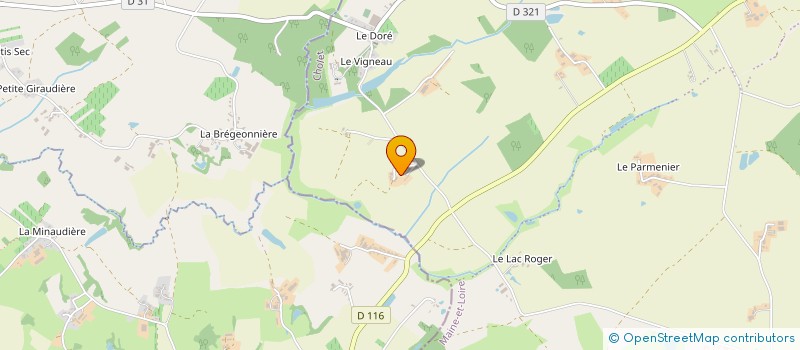 localisation de l'entreprise MADAME LAURENCE PERANI à MONTREVAULT-SUR-EVRE