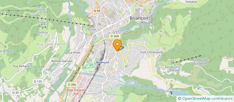 localisation de l'entreprise MADAME LAURENCE PEREZ à BRIANCON