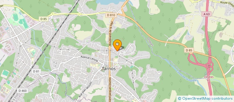 localisation de l'entreprise MADAME LAURENCE PEREZ  LABENNE