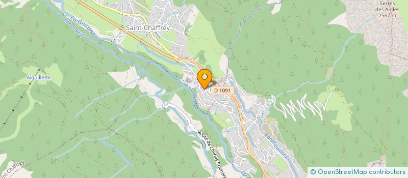 localisation de l'entreprise MADAME LAURENCE PERRIN  SAINT-CHAFFREY