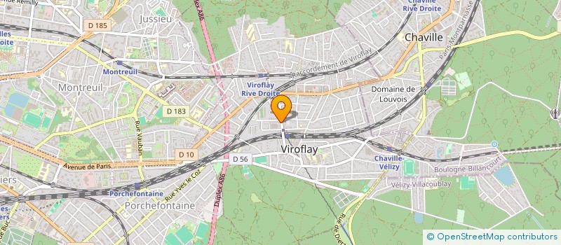 localisation de l'entreprise MADAME LAURENCE PERRIN  VIROFLAY