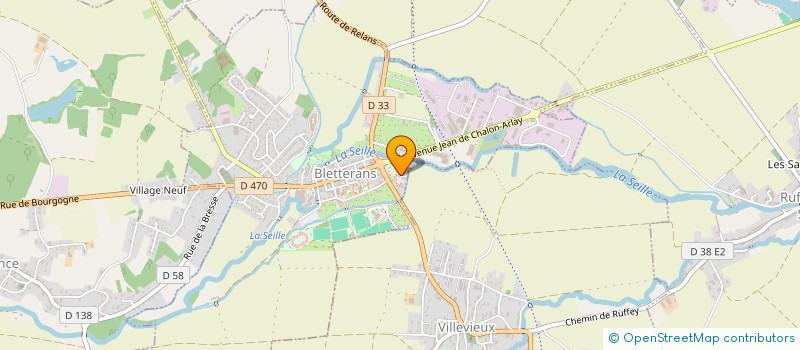 localisation de l'entreprise MADAME LAURENCE PERRODIN  BLETTERANS