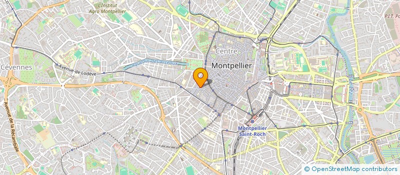 localisation de l'entreprise MADAME LAURENCE PETER à MONTPELLIER