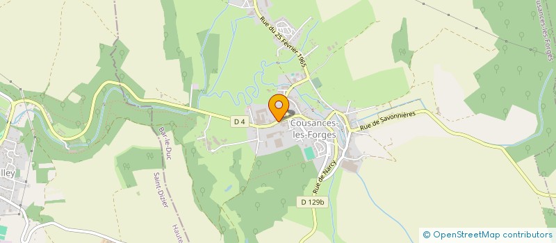 localisation de l'entreprise MADAME LAURENCE PETITGENEZ à COUSANCES-LES-FORGES