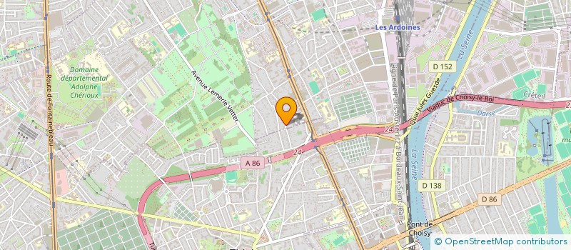 localisation de l'entreprise MADAME LAURENCE PETRILLI à VITRY-SUR-SEINE