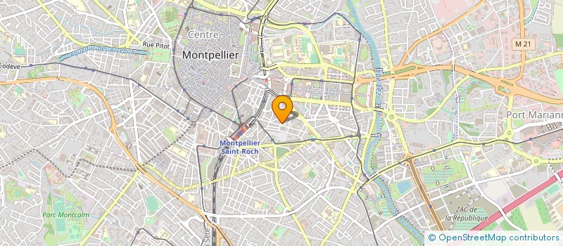 localisation de l'entreprise MADAME LAURENCE PETRILLI à MONTPELLIER