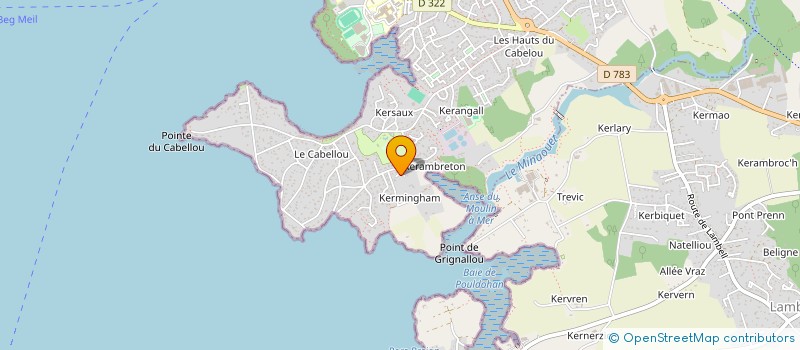 localisation de l'entreprise MADAME LAURENCE PETROVIC à CONCARNEAU
