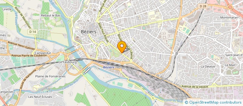 localisation de l'entreprise MADAME LAURENCE PFAUWADEL  AGDE