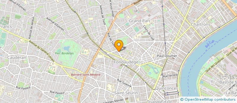 localisation de l'entreprise MADAME LAURENCE PHILIP  BORDEAUX