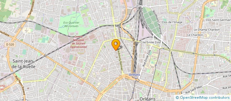 localisation de l'entreprise MADAME LAURENCE PHILIPPE à ORLEANS