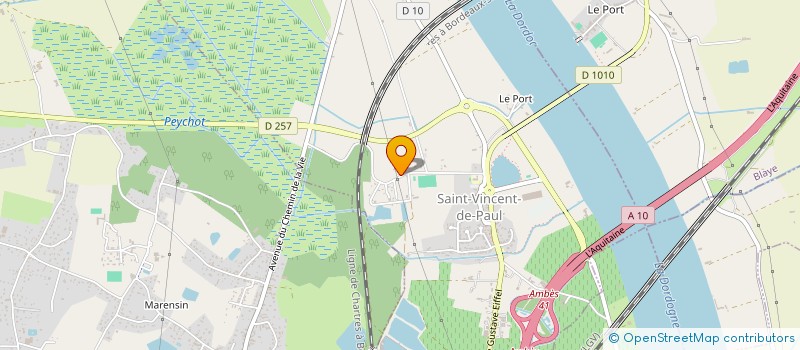 localisation de l'entreprise MADAME LAURENCE PIBRAC  SAINT-VINCENT-DE-PAUL