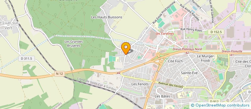 localisation de l'entreprise MADAME LAURENCE PICHET à DREUX