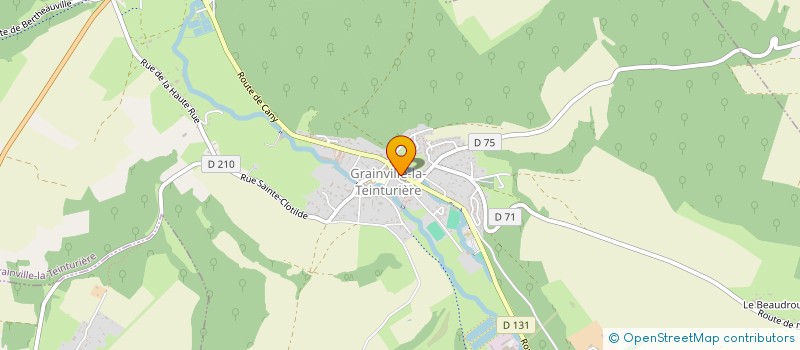 localisation de l'entreprise MADAME LAURENCE PIEDNOEL  GRAINVILLE-LA-TEINTURIERE