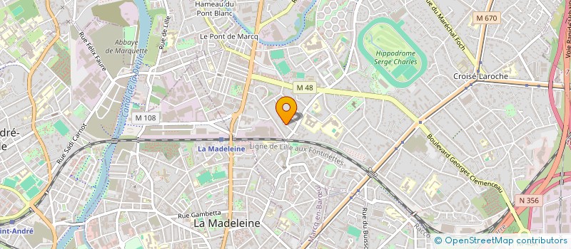 localisation de l'entreprise MADAME LAURENCE PIGEOT à MARCQ-EN-BARŒUL