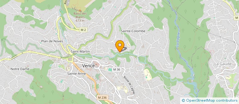 localisation de l'entreprise MADAME LAURENCE PIN  VENCE