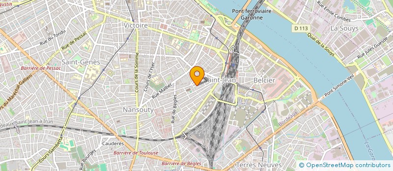 localisation de l'entreprise MADAME LAURENCE PINSARD  BORDEAUX