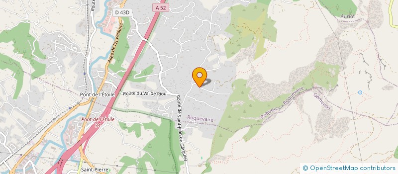 localisation de l'entreprise MADAME LAURENCE PIROTH  ROQUEVAIRE