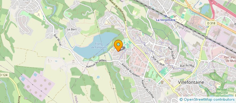 localisation de l'entreprise MADAME LAURENCE PLACHINSKI  VILLEFONTAINE